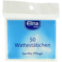 Wattestäbchen Elina 50er im Polybeutel Wattestäbchen Elina 50er im Polybeutel