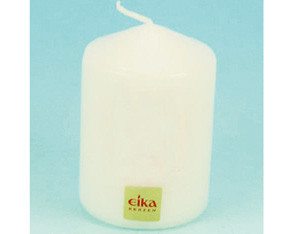 Stumpenkerze 80mm (H) x 58mm (DM), weiss