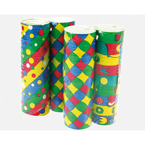 Party streamers 2-pack, designs assorted