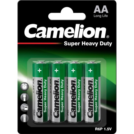 Battery Camelion Mignon 4pc Pack on Card 1.5V