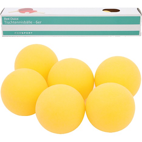 Table tennis balls Pro 6pcs in box