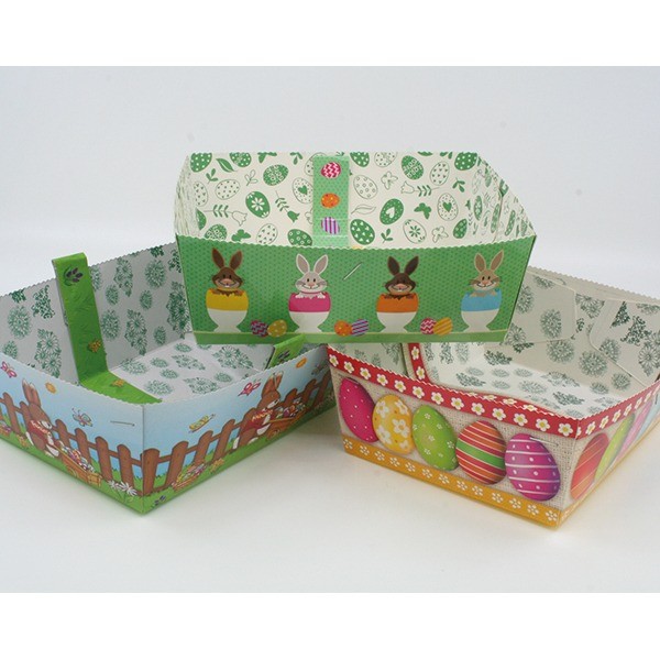 Easterbasket 16,5x15x6cm, licence motifs ass.