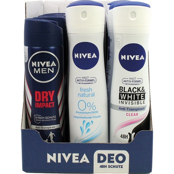Nivea Deospray 150ml 15er Mixkarton