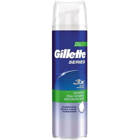 Gillette Series Rasier-schaum 250ml empfindlich
