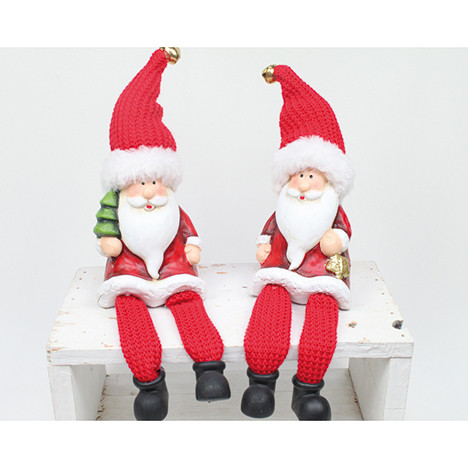 Edge Seat Santa red 25x8x7cm XL, ceramic