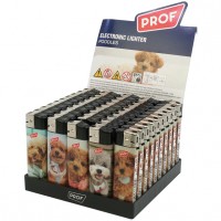 Feuerzeug elekt. Pudel  8x2cm 50 im Display Feuerzeug elekt. Pudel  8x2cm 50 im Display