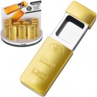 Ashtray for pocket Gold Bar 7x3x1cm Ashtray for pocket Gold Bar 7x3x1cm