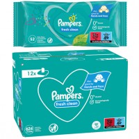 Pampers Feuchttücher Fresh Clean 12x52 Giga Pack Pampers Feuchttücher Fresh Clean 12x52 Giga Pack