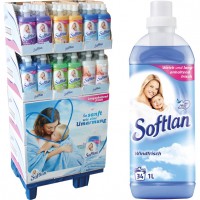 Softlan Weichspüler 1 Liter 144er Display Softlan Weichspüler 1 Liter 144er Display
