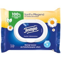 Tempo wet wipes 42pcs gentle&caring Tempo wet wipes 42pcs gentle&caring