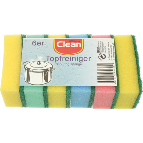 Sponge CLEAN For Kitchen 6pcs 85x55x30mm