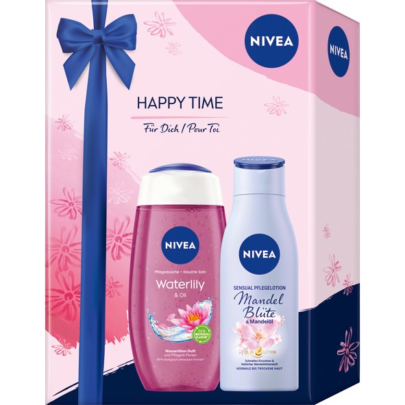 Nivea GP 'Love & Care' Dusch 250ml Waterlily & Öl