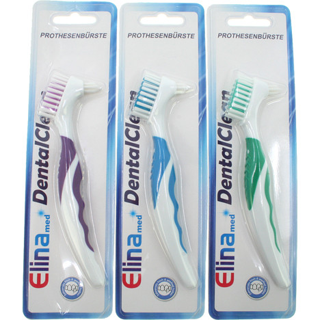 Toothbrush Elina 1er prosthesis brush, 16cm