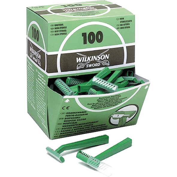 Wilkinson Disposable Hospital razor Twin 100pcs