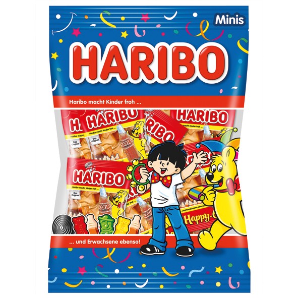 Haribo Mini Happy Cola 10g 1kg bag