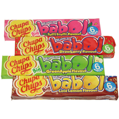 Chupa Chups chewing gum Big Babol assorted