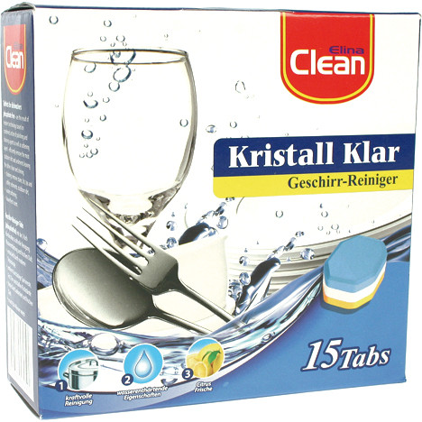 CLEAN Dishwashing Cleaningtabs 3in1 15pcs