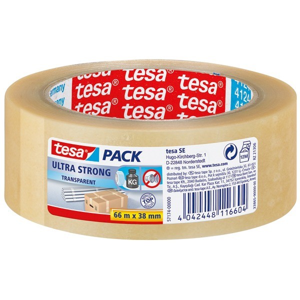 Klebefilm Packband TESA Ultra Stark 66mx38mm Klar