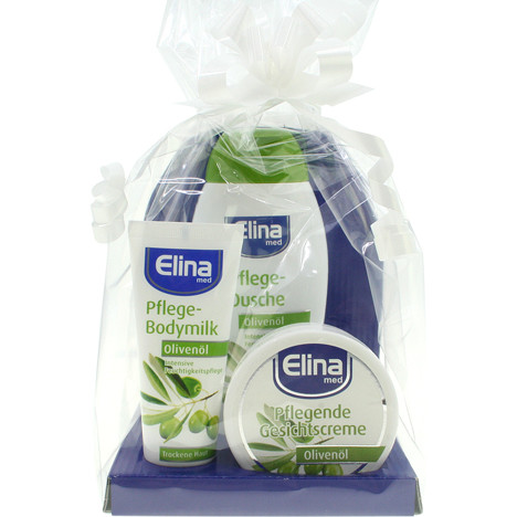 Elina GP Olive 3-tlg, Dusch 250ml + Body Milk