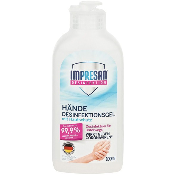 Hand desinfection gel Impresan 100ml