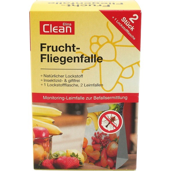 Fliegenfänger 3tlg Fruchtfliegenfalle Monitoring
