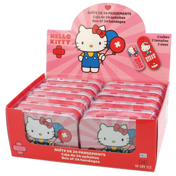 Wundverband Hello Kitty in Metallbox,