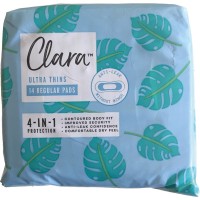 Damenbinde Clara 14er Normal o. Flügeln (Text GB) Damenbinde Clara 14er Normal o. Flügeln (Text GB)