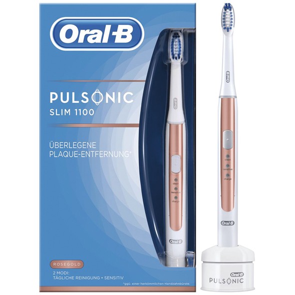 Oral B toothbrush Pulsonic Slim 1100 rose/gold