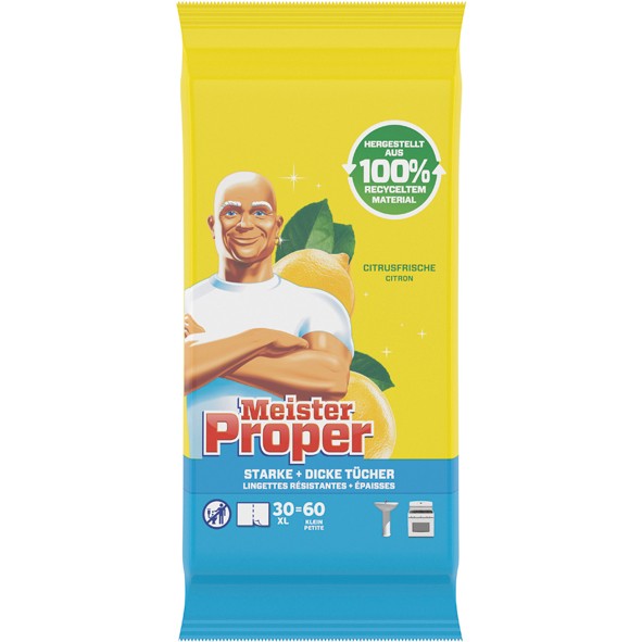 Mr. Proper cleaning wipes Citrus 60's