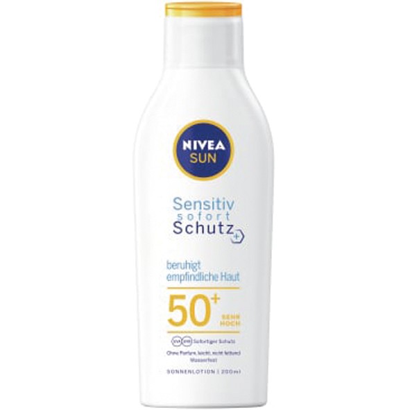 Nivea Sun Sonnenlotion 200ml LSF50+ Sensitiv