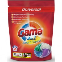 Gama washing pods 4in1 60'sc Universal Gama washing pods 4in1 60'sc Universal