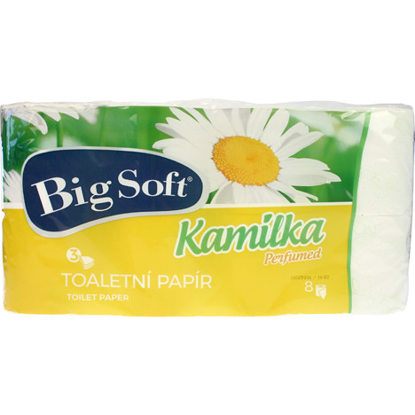 Toilettenpapier 3-lag. 8x150 Bl. Kamilka Big Soft