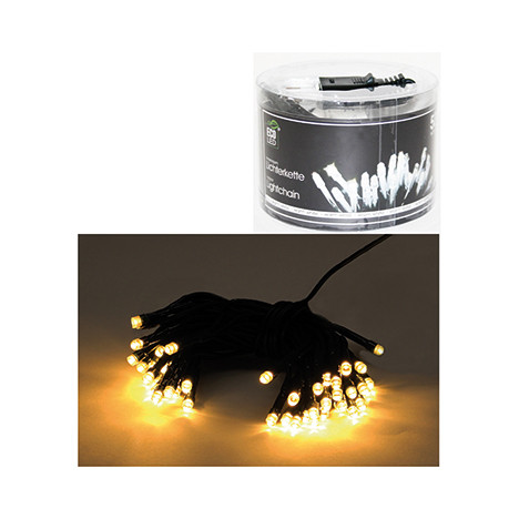 LED Lichterkette 50 LED warmweiß, für Innenräume