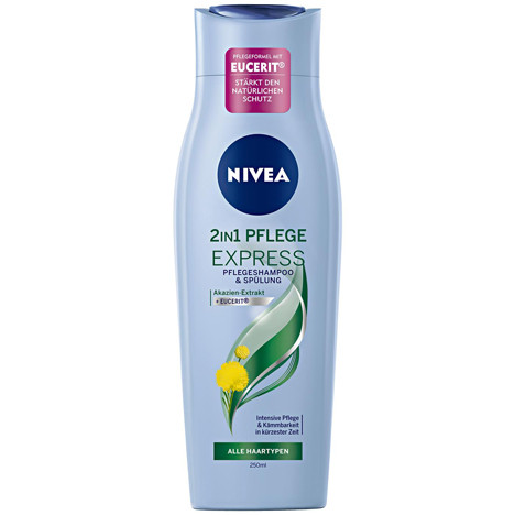 Nivea Shampoo 250ml 2in1 Pflege Express
