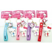 Schlüsselanhänger Hello Kitty Silikon 4 teilig, 4 Schlüsselanhänger Hello Kitty Silikon 4 teilig, 4