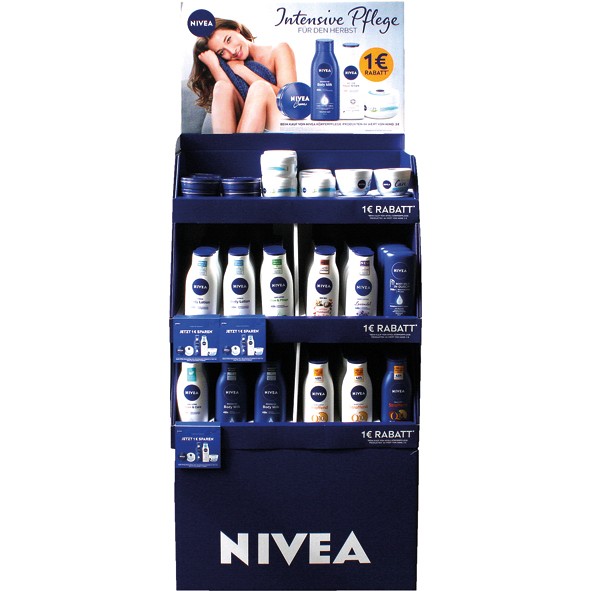 Nivea body/cream 108 mix display 12 assorted