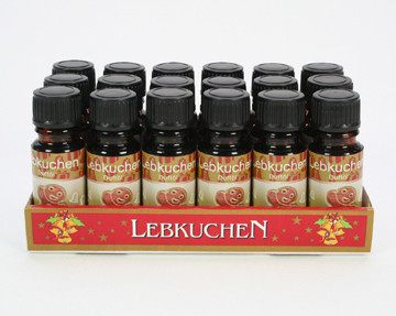 Duftöl 10ml Lebkuchen in Glasfl. im 18er Tray