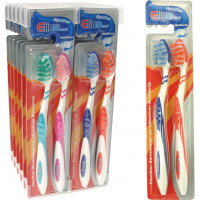 Zahnbürste Elina 2er Flexident auf Karte 18cm Zahnbürste Elina 2er Flexident auf Karte 18cm