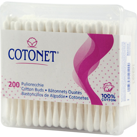 Cotton Swabs 200pcs square container paper sticks