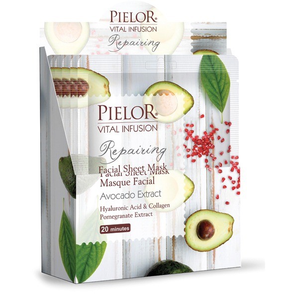 Pielor Face Sheet mask Avocado & Pommegranate