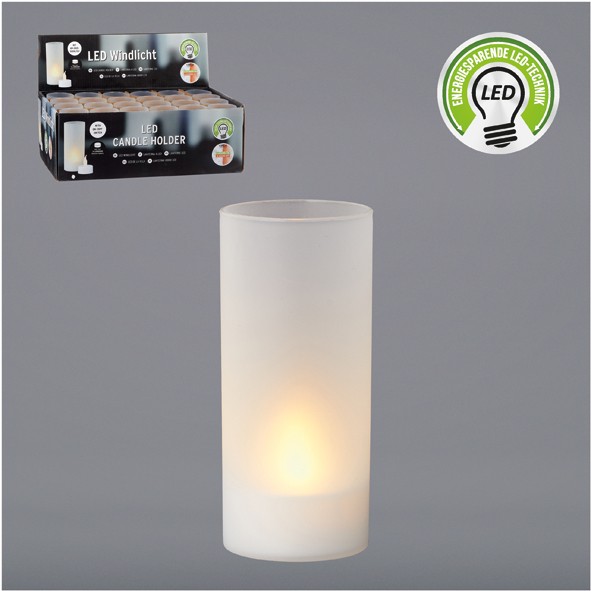 LED Candle 10x4,5cm white incl. 1xCR2032