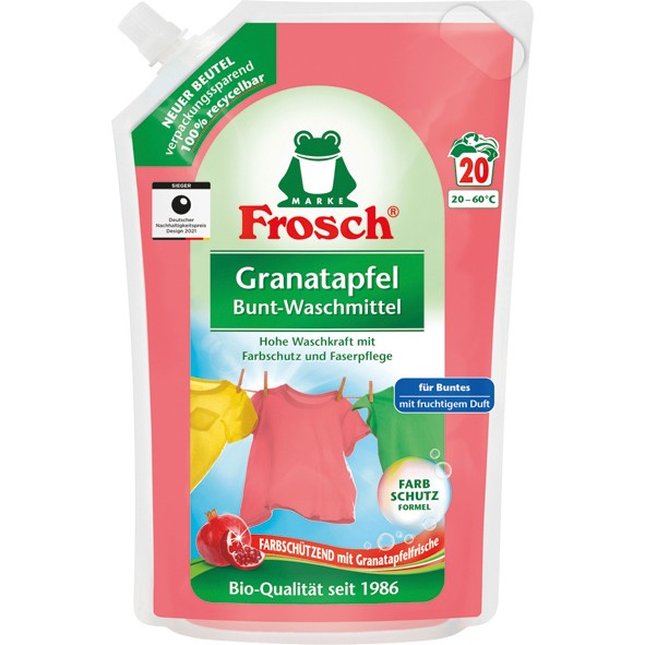 Frosch Flüssig-Waschmittel 1,8l Granatapfel