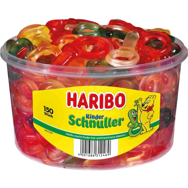 Food Haribo round tin kids dummy 150 pcs.