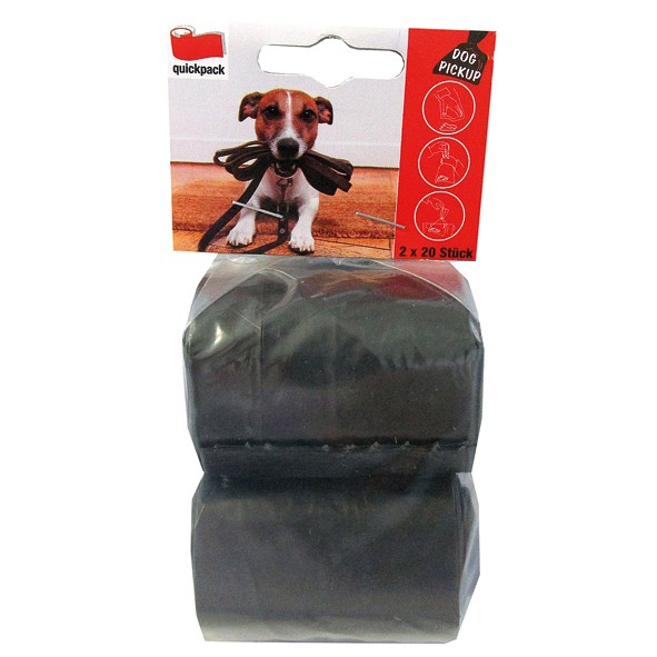 Doggie Clean up bags 2 Rolls on card 20bags each