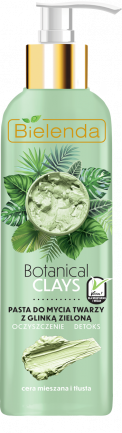 BOTANICAL CLAYS Vegan paste cleanser green clay 190 g