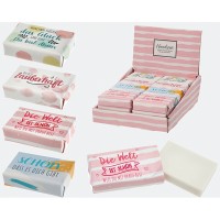 Soap bar 100g with sayings 4 assorted. Soap bar 100g with sayings 4 assorted.