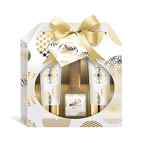 Gift set Gold-Vanilla 4 pcs. in window box