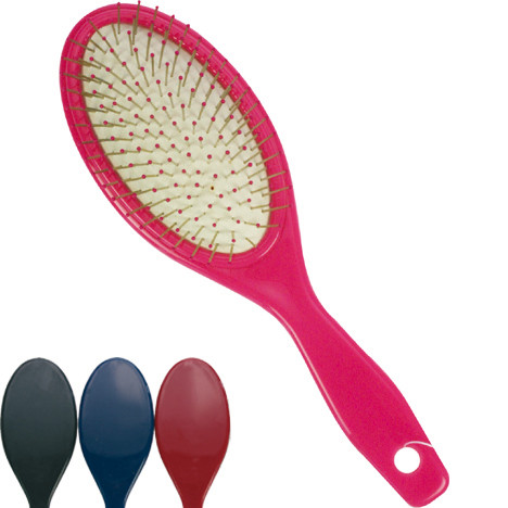 Hair Brush Massage w/ Burling 21cm Colours Asstd.