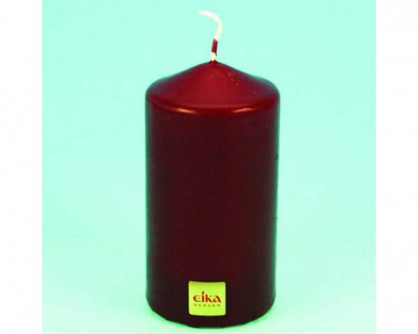 Pillar candle 120mm x 58mm bordeaux