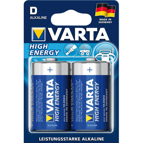 Batterie VARTA Mono D 2er high energy Alkaline